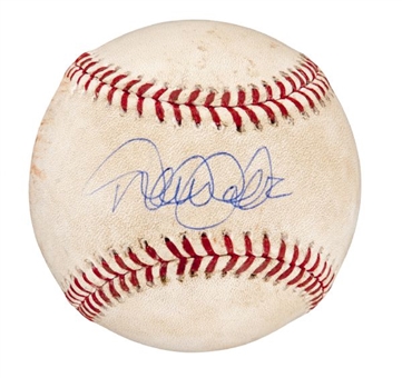 Derek Jeter Game Used and Signed MLB Authentic Baseball